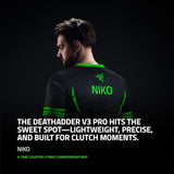 Razer DeathAdder V3 Pro Gaming Mouse (White, RZ01-04630200-R3A1)