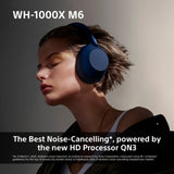 Sony WH-1000XM6 Wireless Noise-Canceling Over-Ear Headphones (Black)