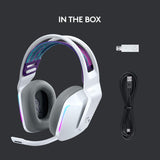 Logitech G733 Lightspeed Wireless RGB Gaming Headset (White, 981-000886)