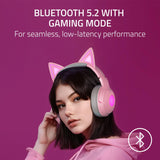 Razer Kraken Kitty V2 Headphones (Pink, RZ04-04860100-R3M1)