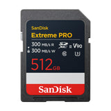 Sandisk Extreme Pro SDXC UHS-II (300mbs) (512GB, SDSDXDM-512G-GN4IN)