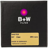 B+W 007 Clear MRC nano master (52mm) (1101520) - Norwich Cameras