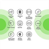 Belkin Soundform Flow TWS Earbuds (White, AUC006BT) - Norwich Cameras