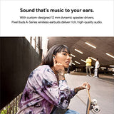 Google Pixel Buds A-Series True Wireless In-Ear Headphones (Clearly White)