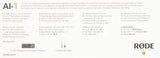 Rode AI-1 Audio Interface - Norwich Cameras