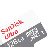 Sandisk microSD Ultra Class 10 (No Adapter) (128GB, SDSQUNR-128G-GN6MN) - Norwich Cameras