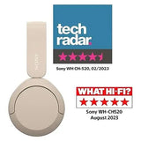 Sony WH-CH520 Wireless Over-Ear Headphone (Beige) - Norwich Cameras