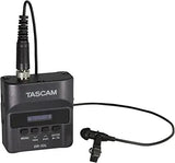 Tascam DR-10L Pro Micro Portable Audio Recorder with Lavalier Microphone (Black) - Norwich Cameras