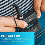 Tascam DR-10L Pro Micro Portable Audio Recorder with Lavalier Microphone (Black) - Norwich Cameras