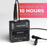 Tascam DR-10L Pro Micro Portable Audio Recorder with Lavalier Microphone (Black) - Norwich Cameras