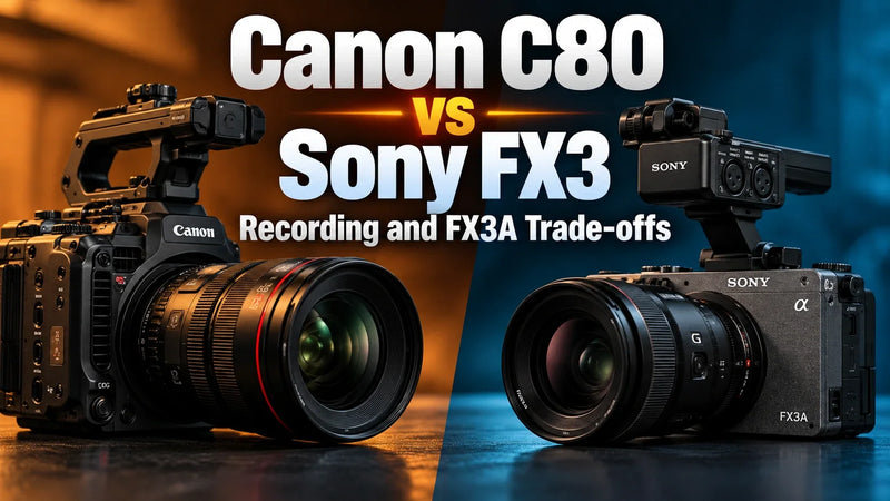 Canon C80 vs Sony FX3: Production Trade-offs With the FX3A
