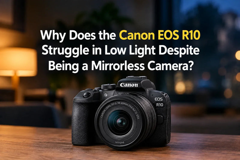 Why Does the Canon EOS R10 Struggle in Low Light Despite Being a Mirrorless Camera?