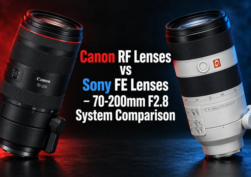 Canon RF Lenses vs Sony FE Lenses 70-200mm F2.8 System Comparison