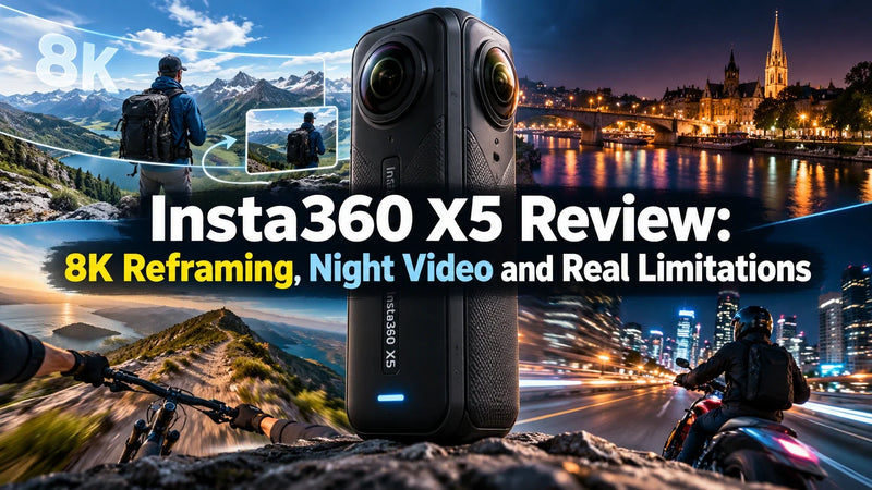 Insta360 X5 Review: 8K Reframing, Night Video and Real Limitations