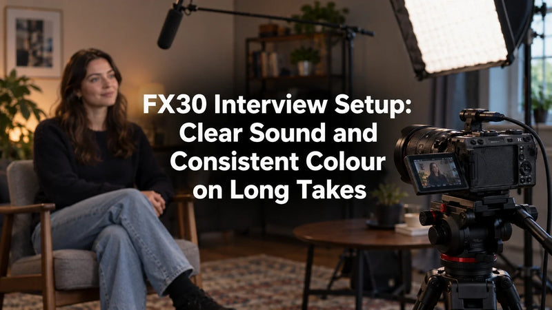 FX30 Interview Setup: Clear Sound and Consistent Colour on Long Takes