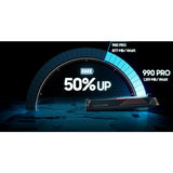 Samsung SSD 990 PRO (With Heatsink) NVMe M.2 SSD (4TB, MZ-V9P4T0CW)