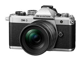 OM System OM-3 Mirrorless Camera with 12-45mm F4 Pro Lens (Silver)