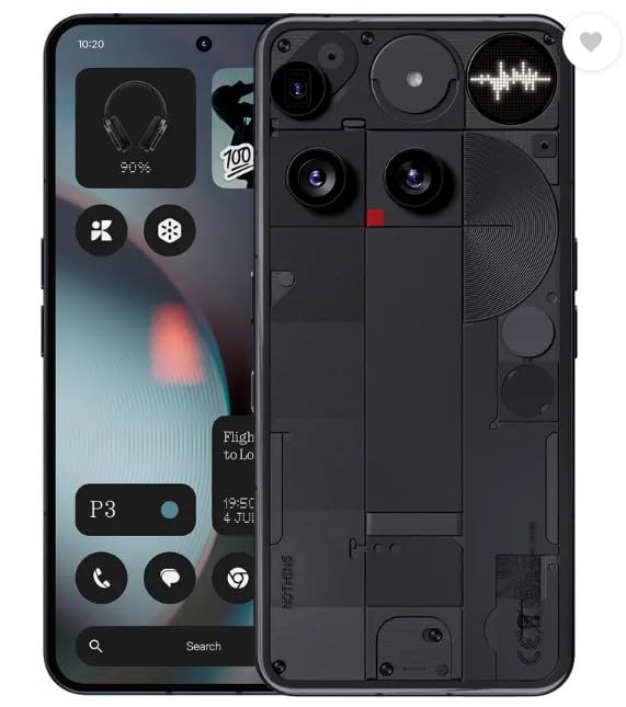 Nothing Phone 3 (Global, A024) (512GB+16GB, Black)