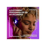 Logitech G FITS True Wireless Gaming Earbuds (White)