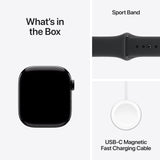 Apple Watch Series 11 42mm (GPS) (MEQT4, Jet Black Aluminium Black Sport Band - S/M)