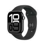 Apple Watch Series 10 46mm (GPS) (MWWQ3, Jet Black Aluminium Black Sport Band - M/L)