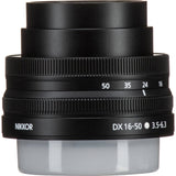 Nikon Z 16-50mm f/3.5-6.3 VR Lens (Retail Packing) (Silver)