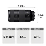 Sony FE 100-400mm F/5.6-8 OSS Lens (SEL100400)