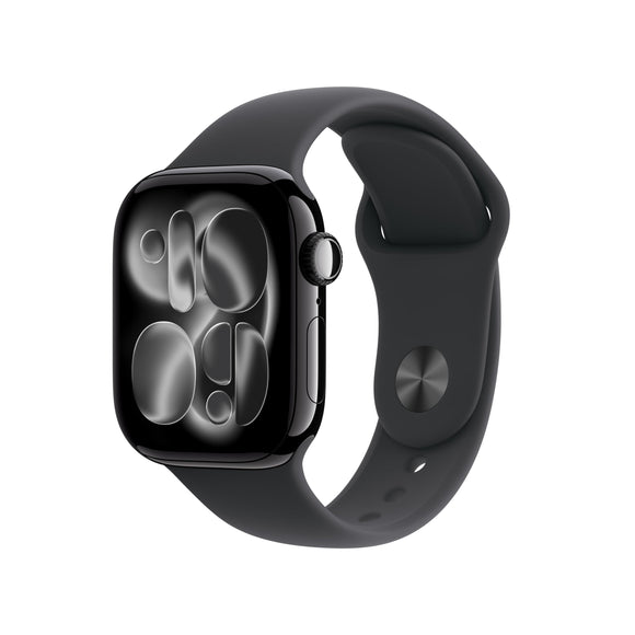 Apple Watch Series 11 42mm (GPS) (MEQT4, Jet Black Aluminium Black Sport Band - S/M)