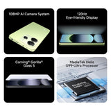 Redmi Note 14 (Global, 4G) (128GB+6GB, Midnight Black)