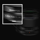 OM System M.Zuiko ED 25mm F/1.8 II (Black)
