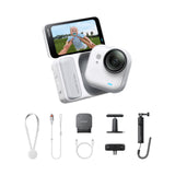 Insta360 GO Ultra Tiny Hands-Free 4K Cam (Creator Bundle) (Arctic White)
