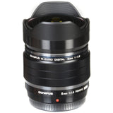OM System M.Zuiko ED 8mm F1.8 Fisheye PRO Black