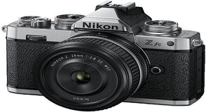 Nikon Z fc Mirrorless Digital Camera Natural Grey with 28mm f/2.8 SE Lens