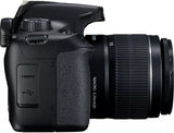 Canon EOS 4000D DSLR Camera and EF-S 18-55 mm f/3.5-5.6 III Lens - Black