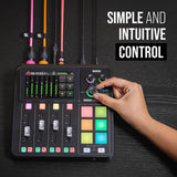 Rode RODECaster Duo Integrated Audio Production Studio (Black)