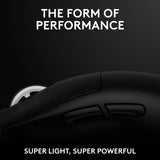 Logitech G PRO X Superlight 2 Wireless Gaming Mouse (Black, 910-006632)