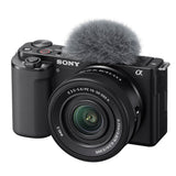 Sony ZV-E10 Mirrorless Camera with 16-50mm and 55-210mm Lens (ILCZV-E10Y) (Black)