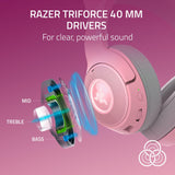 Razer Kraken Kitty V2 Headphones (Pink, RZ04-04860100-R3M1)