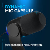 Logitech G Yeti GX Dynamic RGB Gaming Microphone