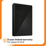 Western Digital My Passport HDD (Black, 4TB, WDBPKJ0040BBK)