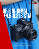 Canon RF-S 10-18mm F4.5-6.3 IS STM Lens + RF 50mm f1.8 STM