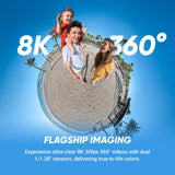 Insta360 X5 8K 360 Action Camera (Black)