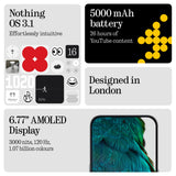 Nothing Phone 3a (Global, A059) (256GB+12GB, White)