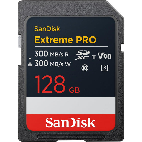Sandisk Extreme Pro SDXC UHS-II (300mbs) (128GB, SDSDXDM-128G-GN4IN)