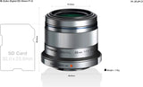 Olympus M.Zuiko 45mm F/1.8 (Silver) Olympus