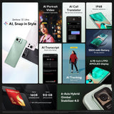 ASUS Zenfone 12 Ultra (AI2501) (Global) (512GB+16GB, Sage Greenl)