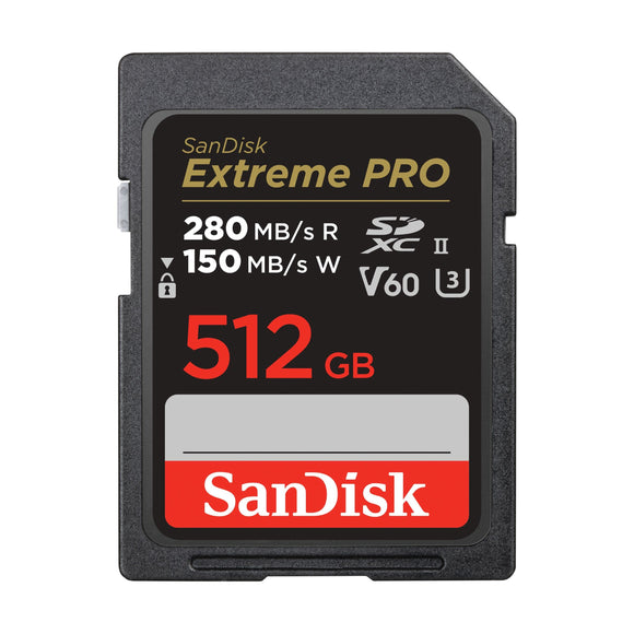 Sandisk Extreme Pro SDXC UHS-II (512GB, SDSDXEP-512G-GN4IN)