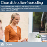 Poly Voyager Free 60 with Basic Charge Case (Black, BT700A)