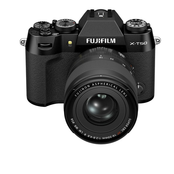 Fujifilm X-T50 Mirrorless Camera with XF 16-50mm F/2.8-4.8 Lens (Black)