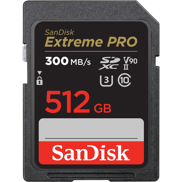 Sandisk Extreme Pro SDXC UHS-II (512GB, SDSDXDK-512G-GN4IN)